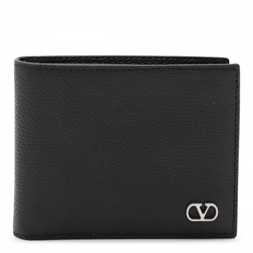 BLACK LEATHER WALLET