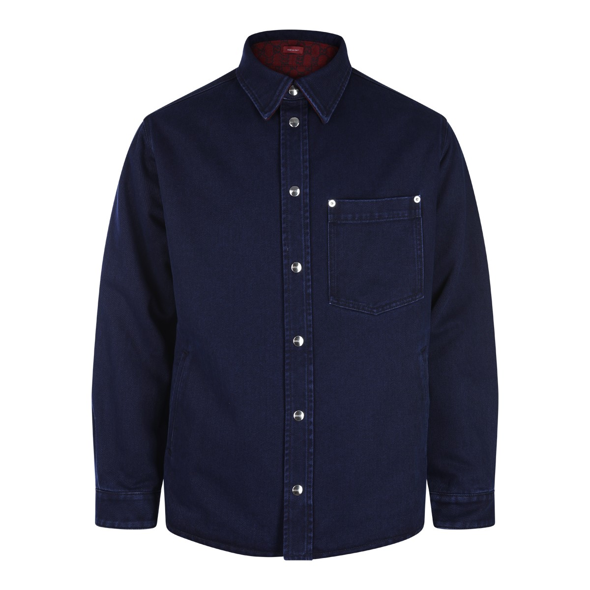 NAVY COTTON CASUAL JACKET