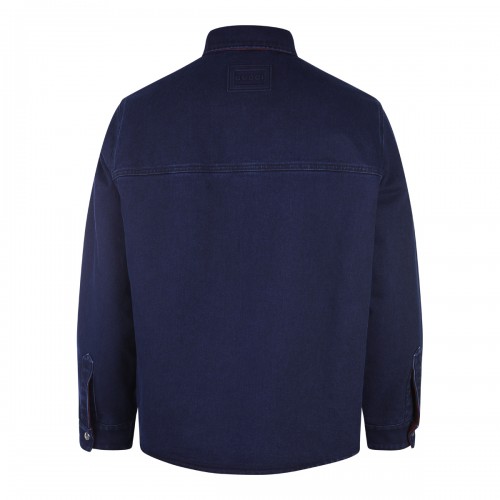 NAVY COTTON CASUAL JACKET