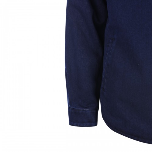 NAVY COTTON CASUAL JACKET