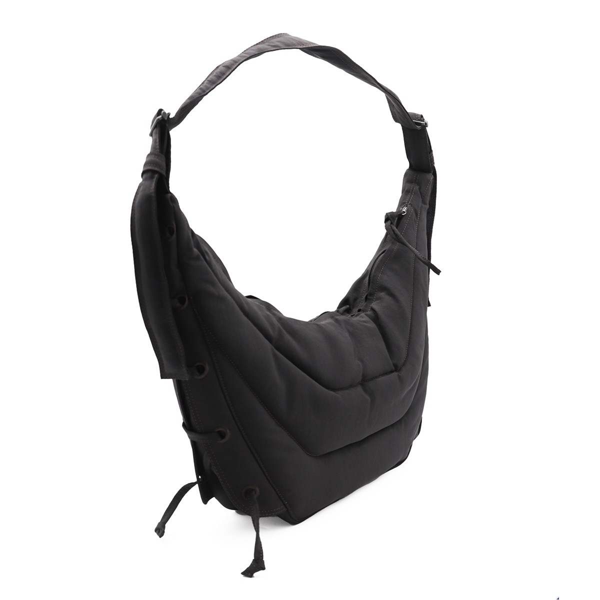 DARK BROWN MEDIUM SOFT GAME SHOULDER BAG