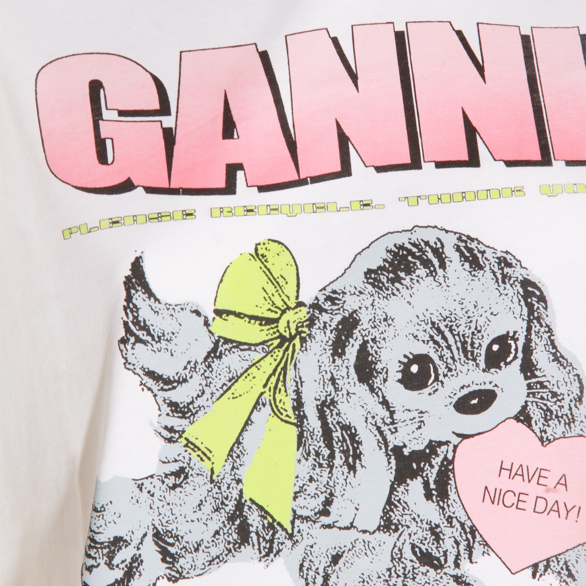 WHITE COTTON T-SHIRT