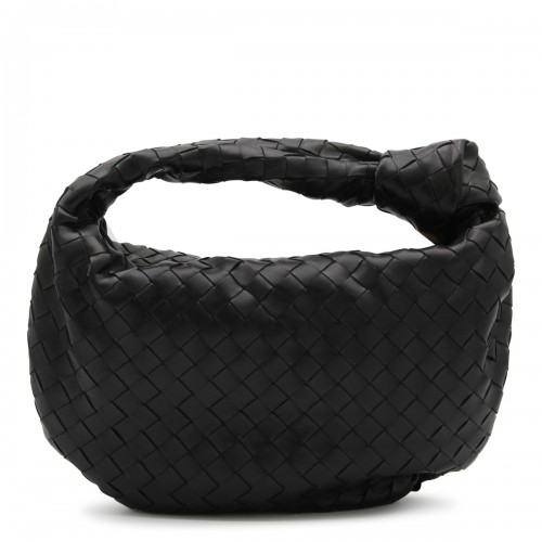 BLACK GOLD LEATHER TEEN JODIE TOP HANDLE BAG