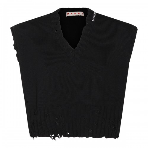 BLACK COTTON KNITWEAR