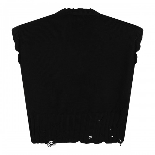 BLACK COTTON KNITWEAR