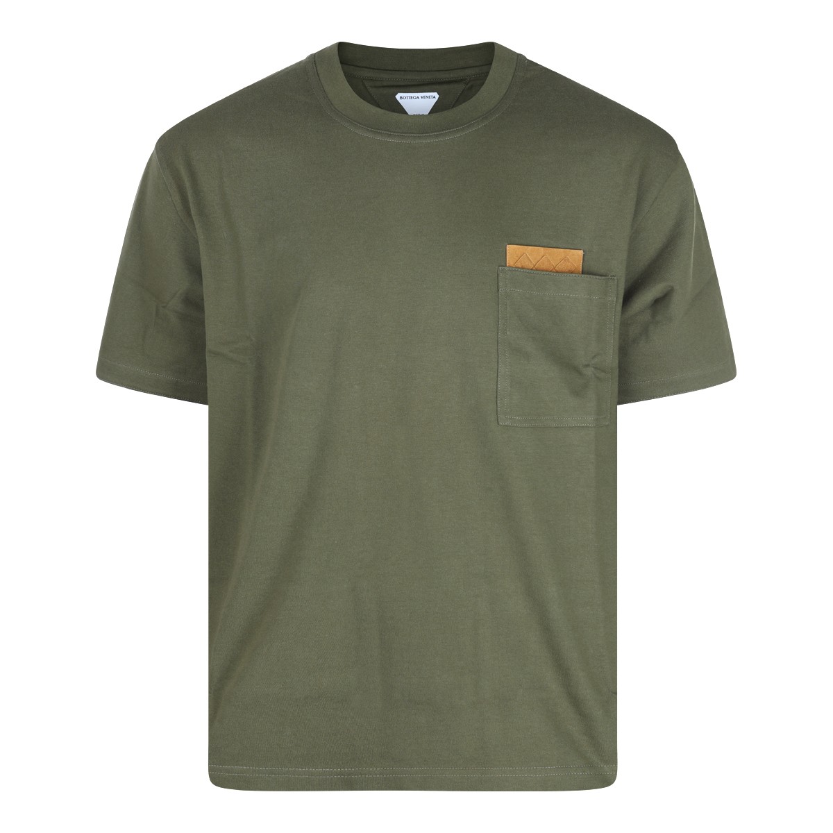 GREEN COTTON T-SHIRT