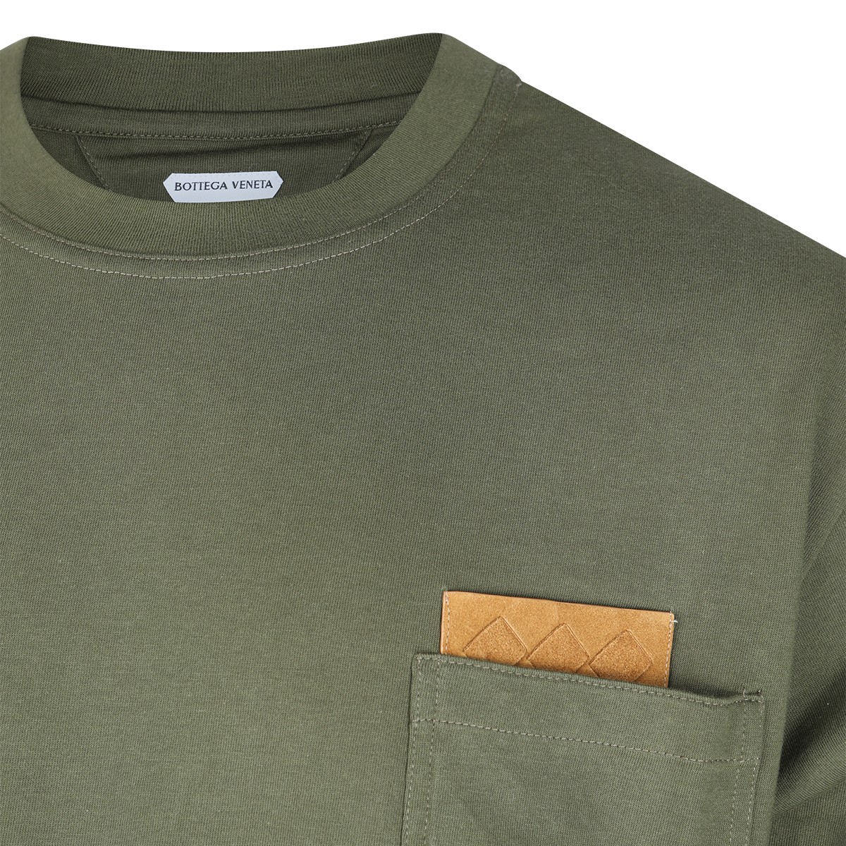 GREEN COTTON T-SHIRT