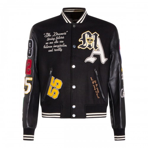 BLACK WOOL CASUAL JACKET