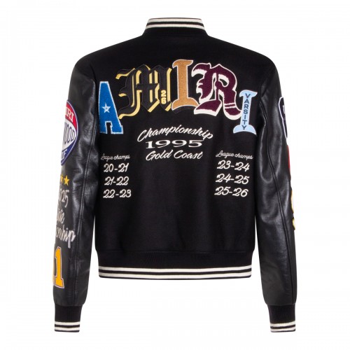 BLACK WOOL CASUAL JACKET