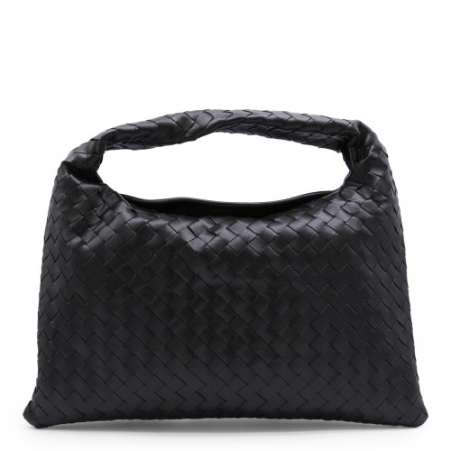 DARK BROWN LEATHER HOP BAG