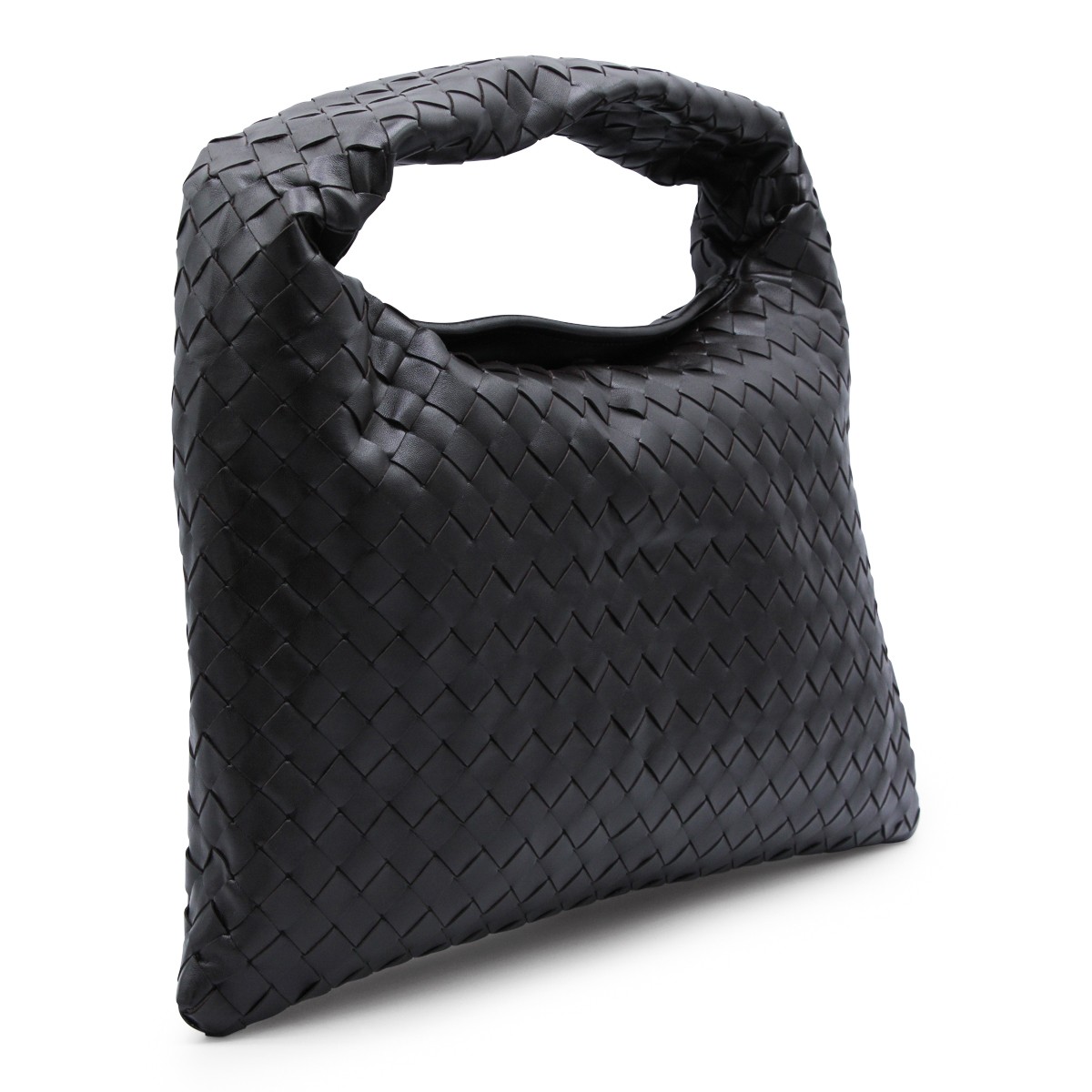 DARK BROWN LEATHER HOP BAG