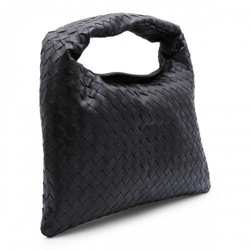 DARK BROWN LEATHER HOP BAG