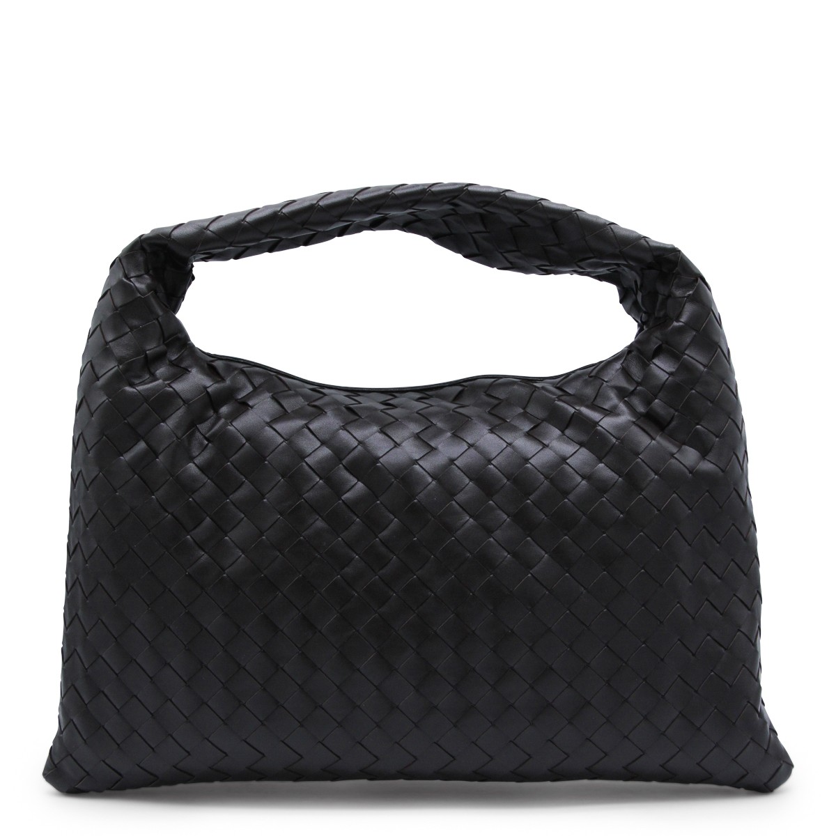 DARK BROWN LEATHER HOP BAG