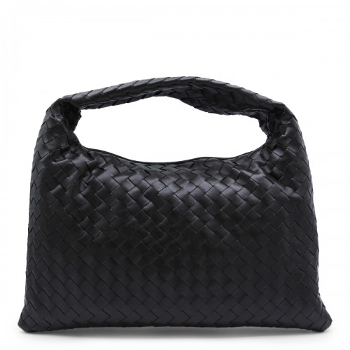 DARK BROWN LEATHER HOP BAG