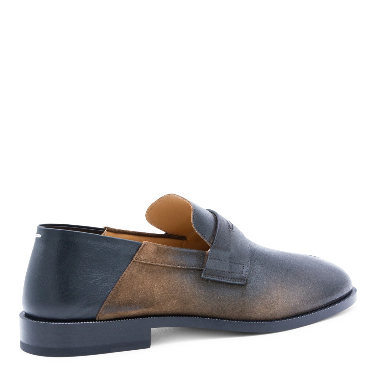 BROWN LEATHER TABI CITY LOAFERS