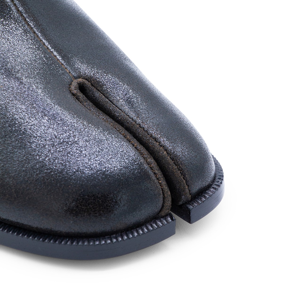 BROWN LEATHER TABI CITY LOAFERS