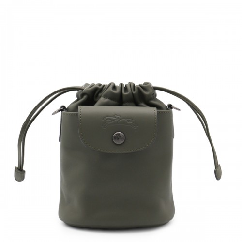 GREEN LEATHER LE PLIAGE...