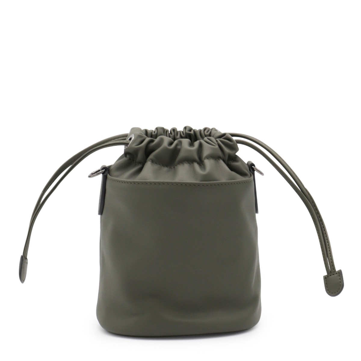 GREEN LEATHER LE PLIAGE XTRA SAC SEAU XS