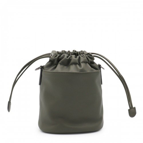 GREEN LEATHER LE PLIAGE XTRA SAC SEAU XS