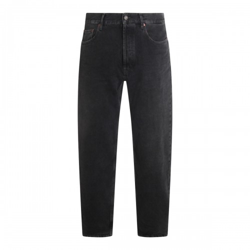 DARK GREY COTTON DENIM JEANS