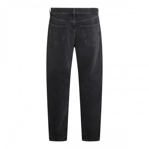 DARK GREY COTTON DENIM JEANS