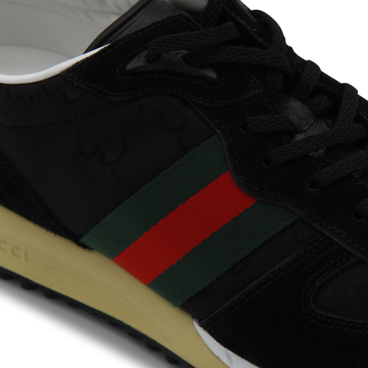 BLACK LEATHER RE-MOTION SNEAKERS