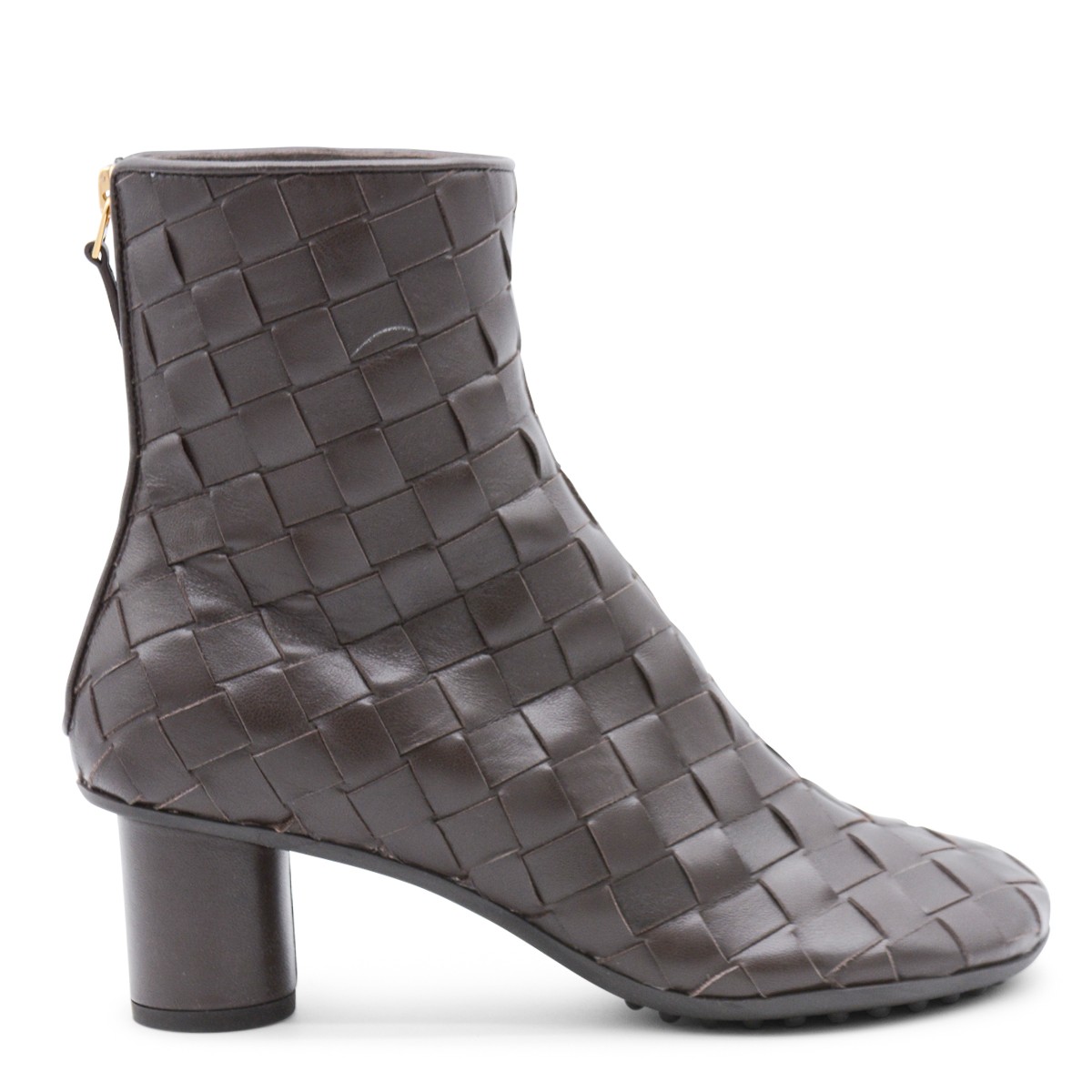 BROWN LEATHER ATOMIC BOOTS