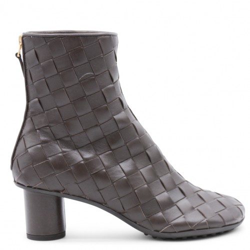 BROWN LEATHER ATOMIC BOOTS