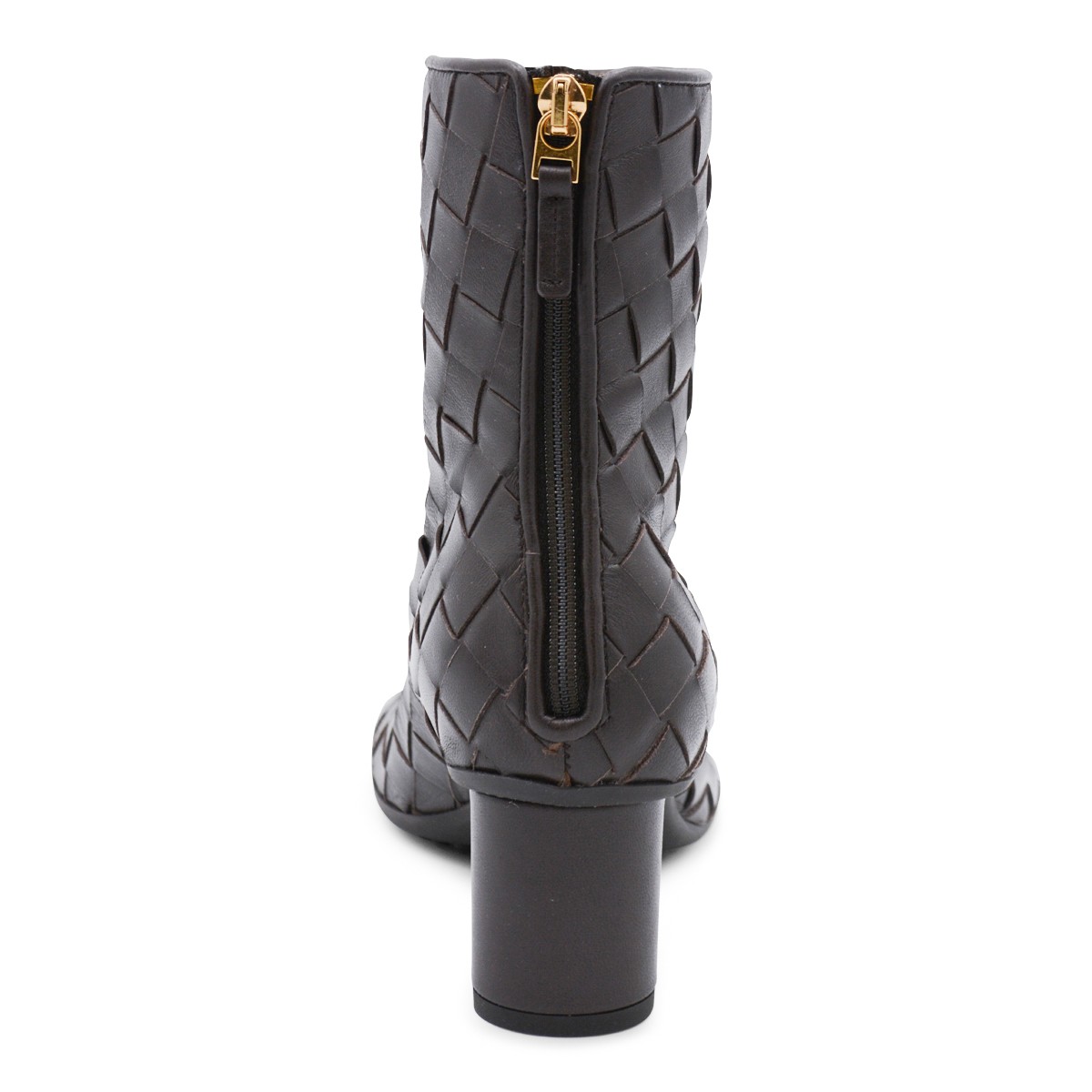 BROWN LEATHER ATOMIC BOOTS