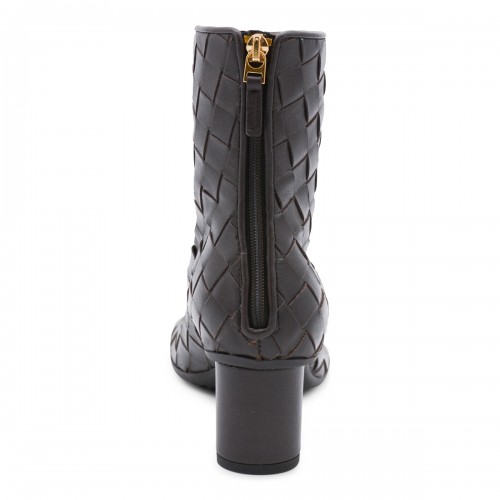 BROWN LEATHER ATOMIC BOOTS