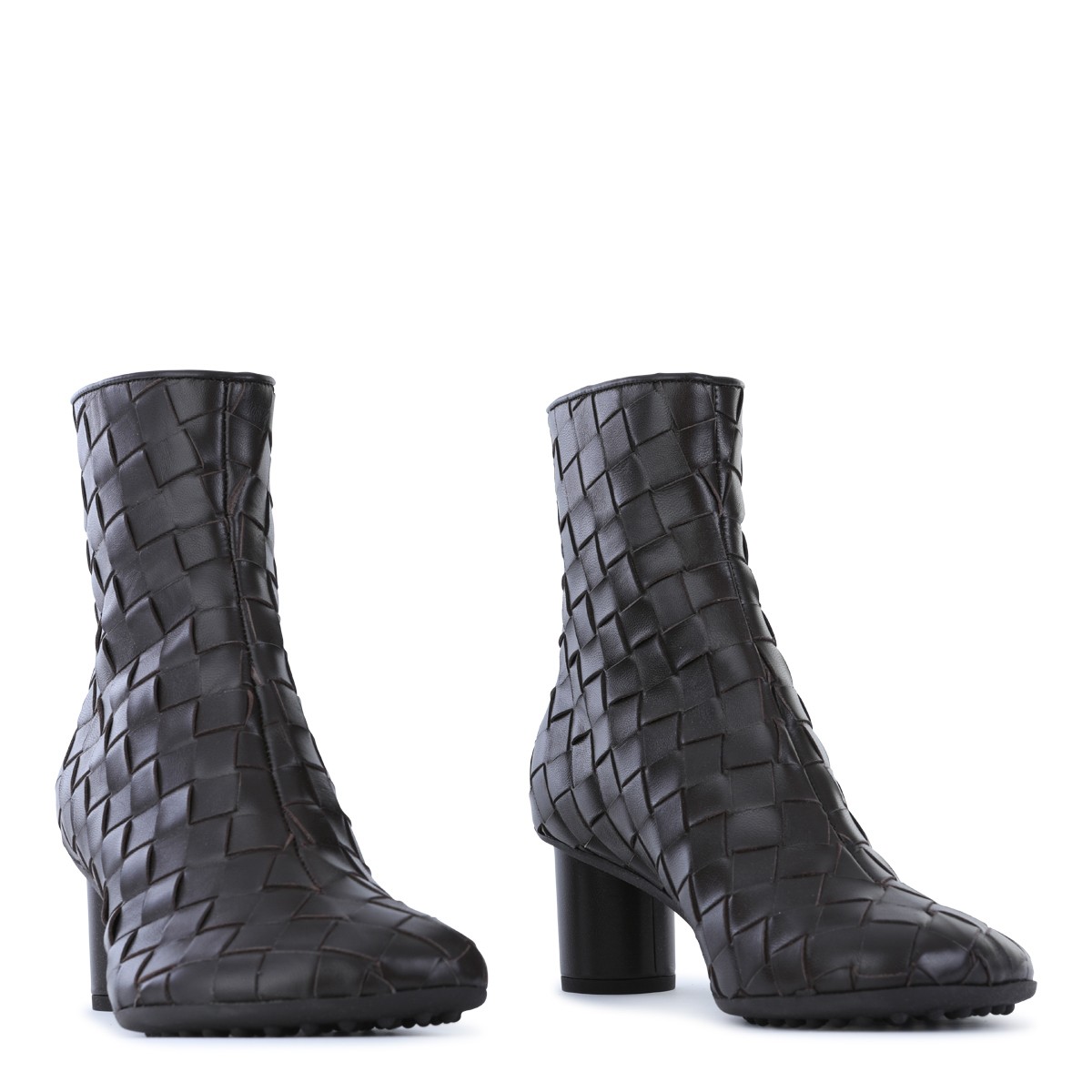 BROWN LEATHER ATOMIC BOOTS