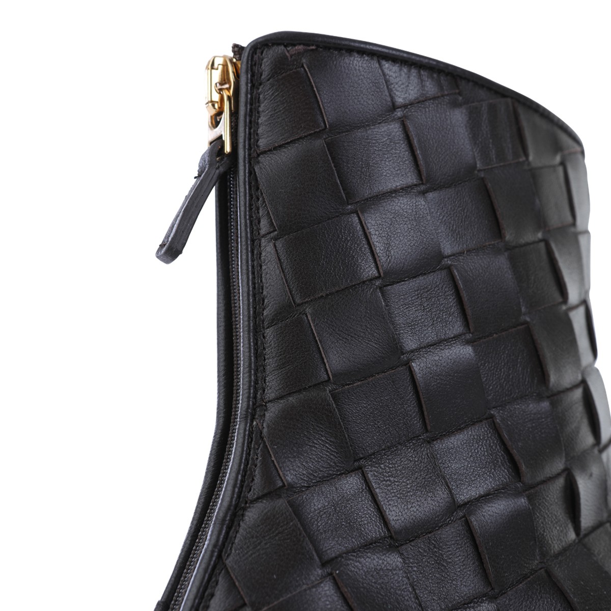 BROWN LEATHER ATOMIC BOOTS