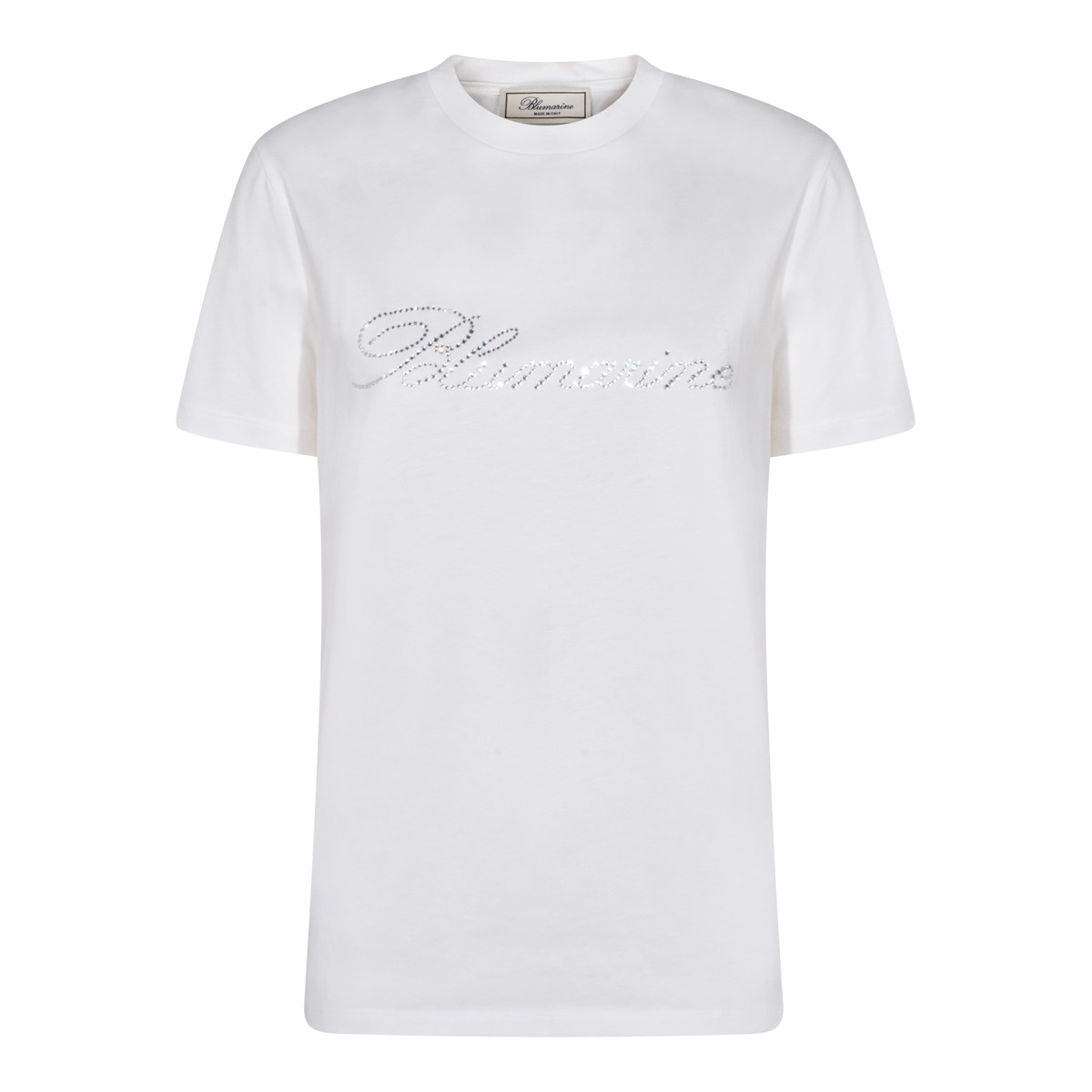 WHITE COTTON T-SHIRT