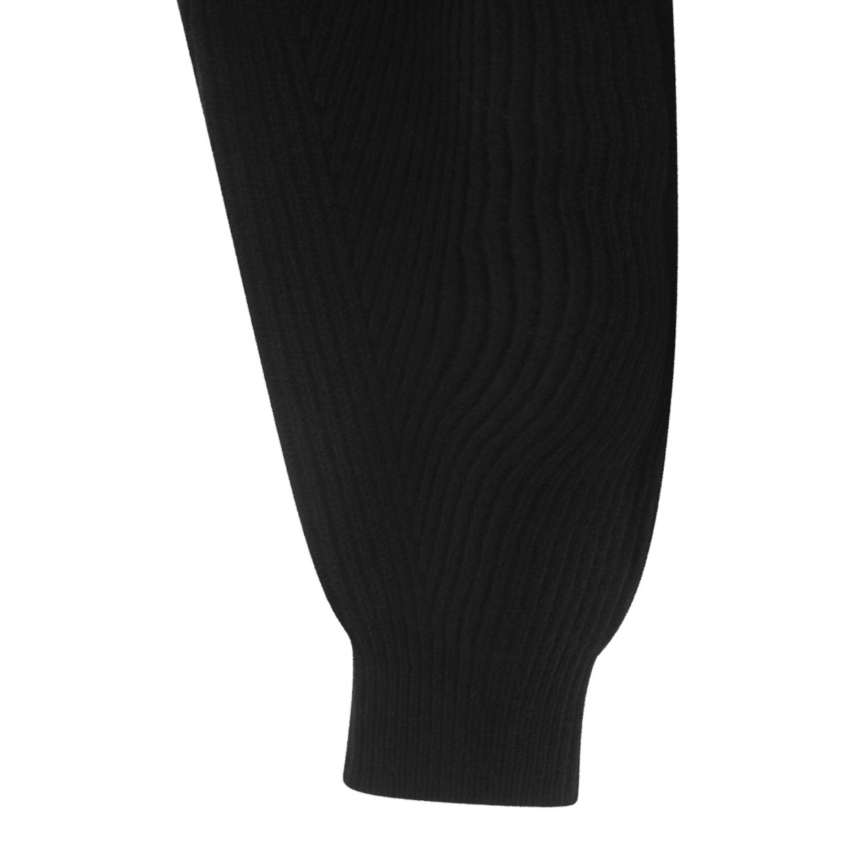 BLACK WOOL CALIPSO KNITWEAR