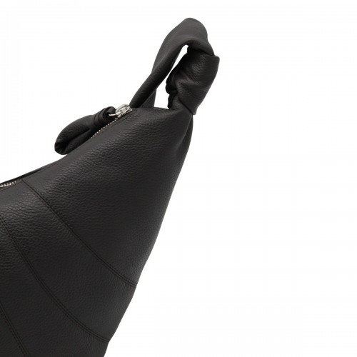 DARK BROWN MEDIUM CROISSANT SHOULDER BAG