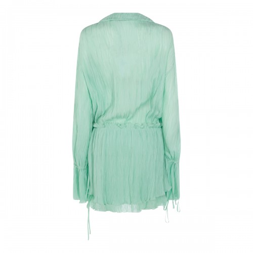 LIGHT GREEN VISCOSE DRESS