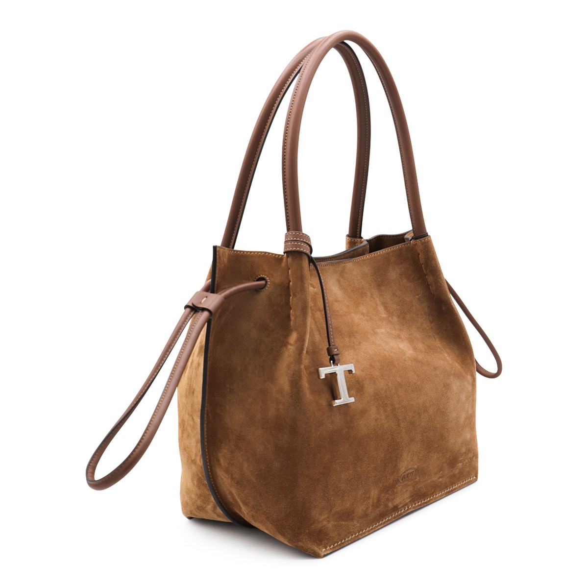 BROWN LEATHER BUZ TOTES