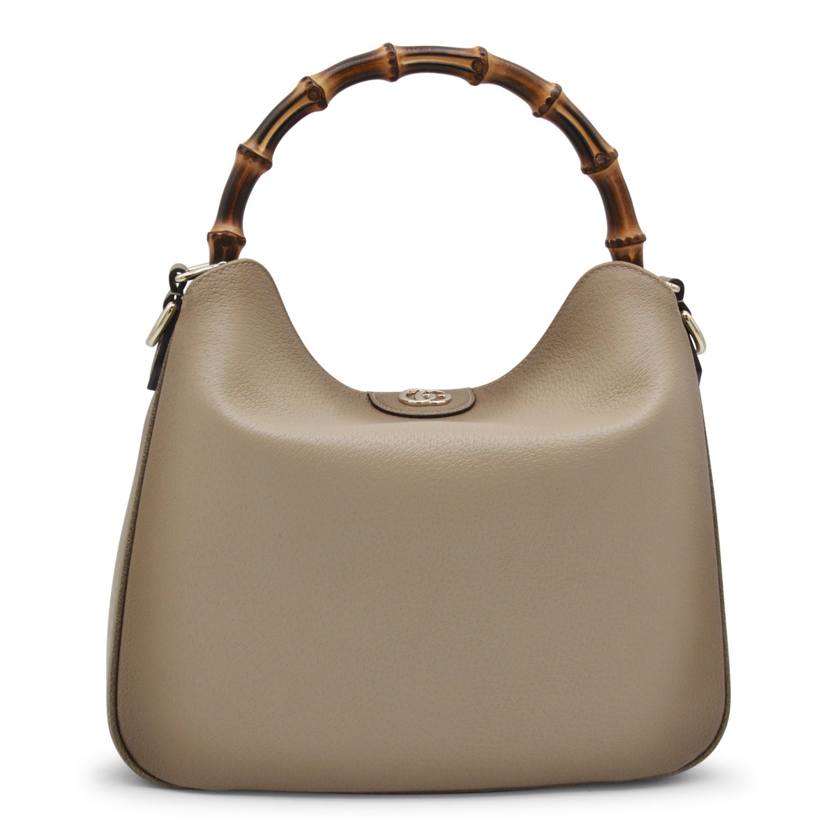 BEIGE LEATHER DIANA MEDIUM TOP HANDLE...