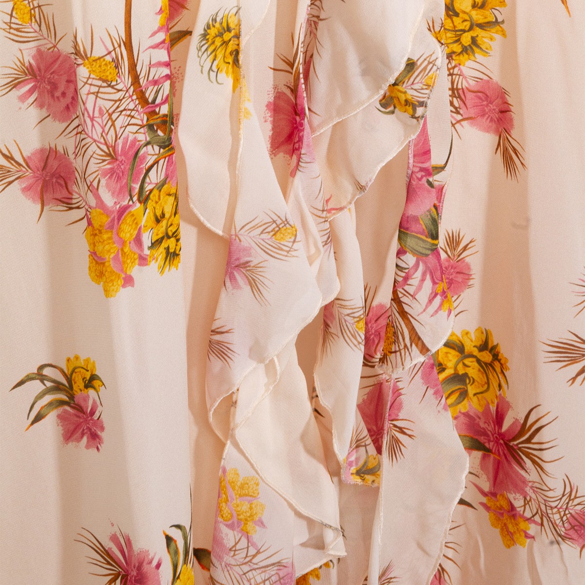 MULTICOLOR VISCOSE DRESS