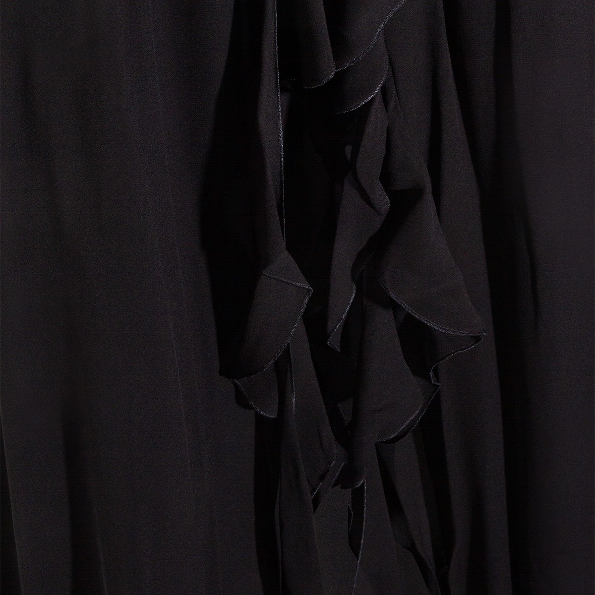 BLACK VISCOSE DRESS
