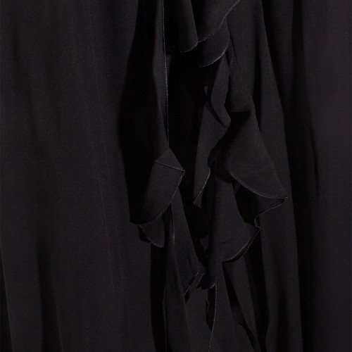 BLACK VISCOSE DRESS