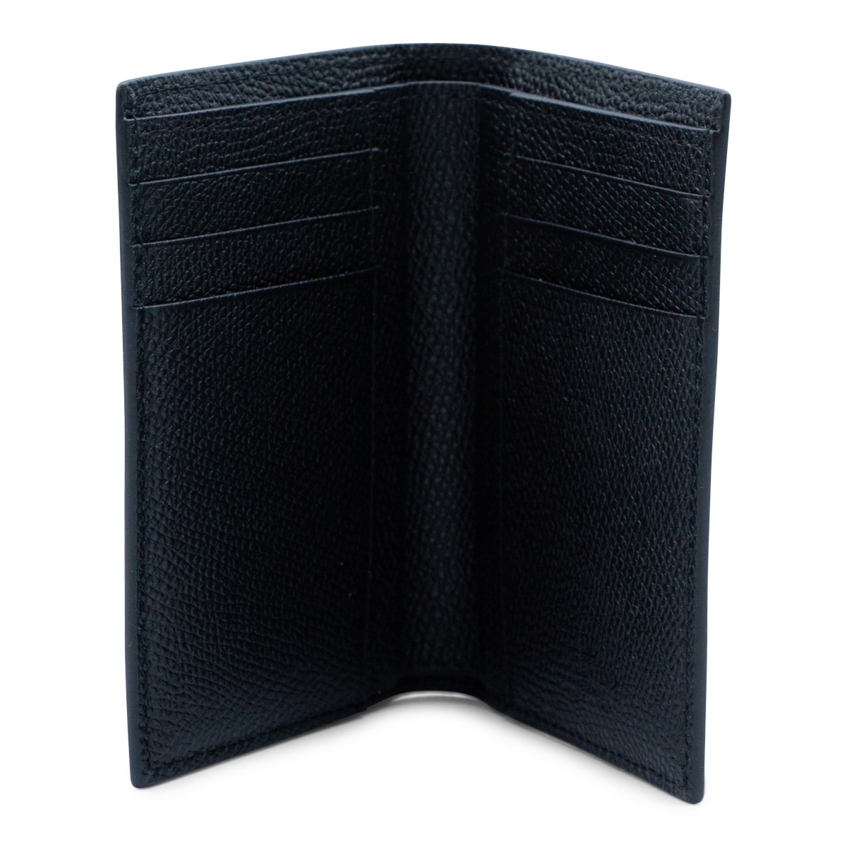BLACK LEATHER CARD HOLDER