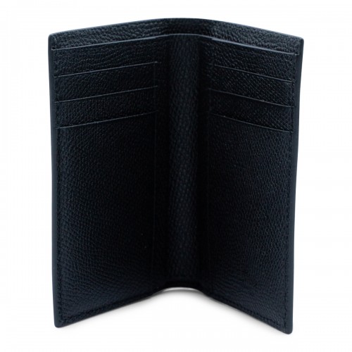 BLACK LEATHER CARD HOLDER