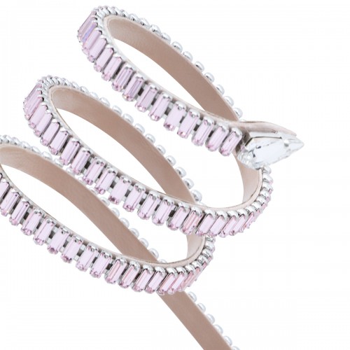 NUDE LEATHER SANDALS