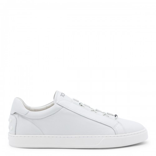 WHITE LEATHER SNEAKERS
