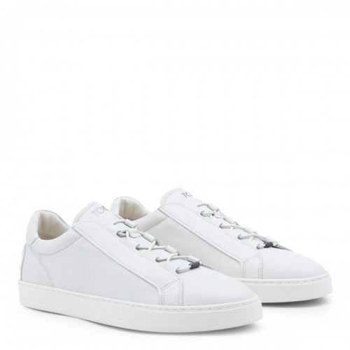 WHITE LEATHER SNEAKERS
