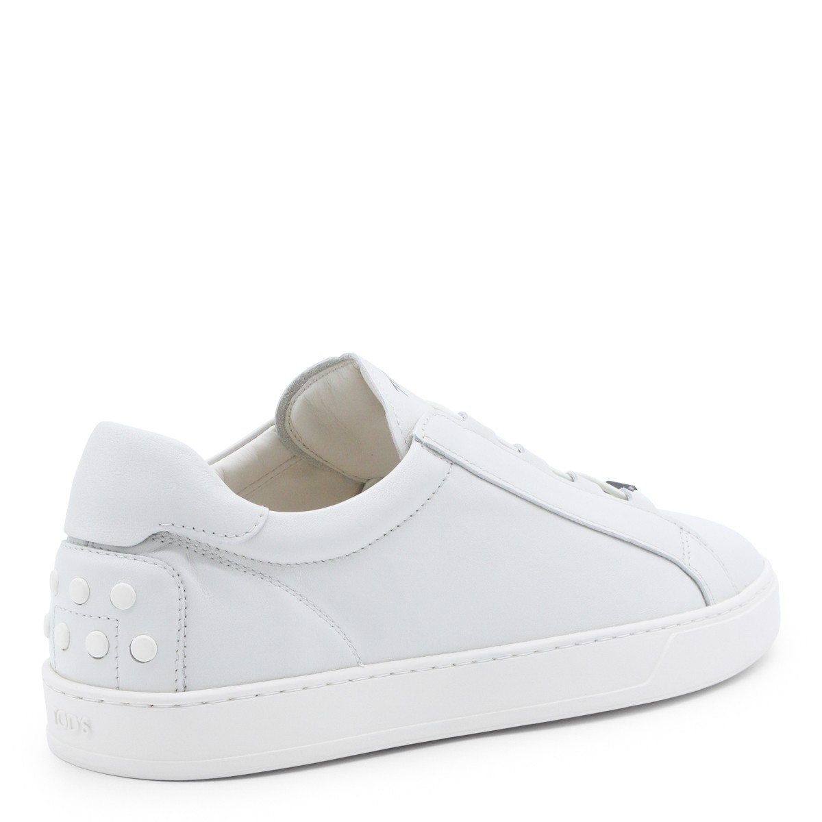 WHITE LEATHER SNEAKERS