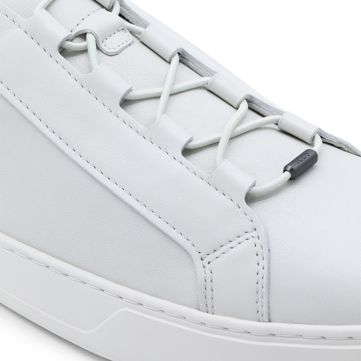 WHITE LEATHER SNEAKERS