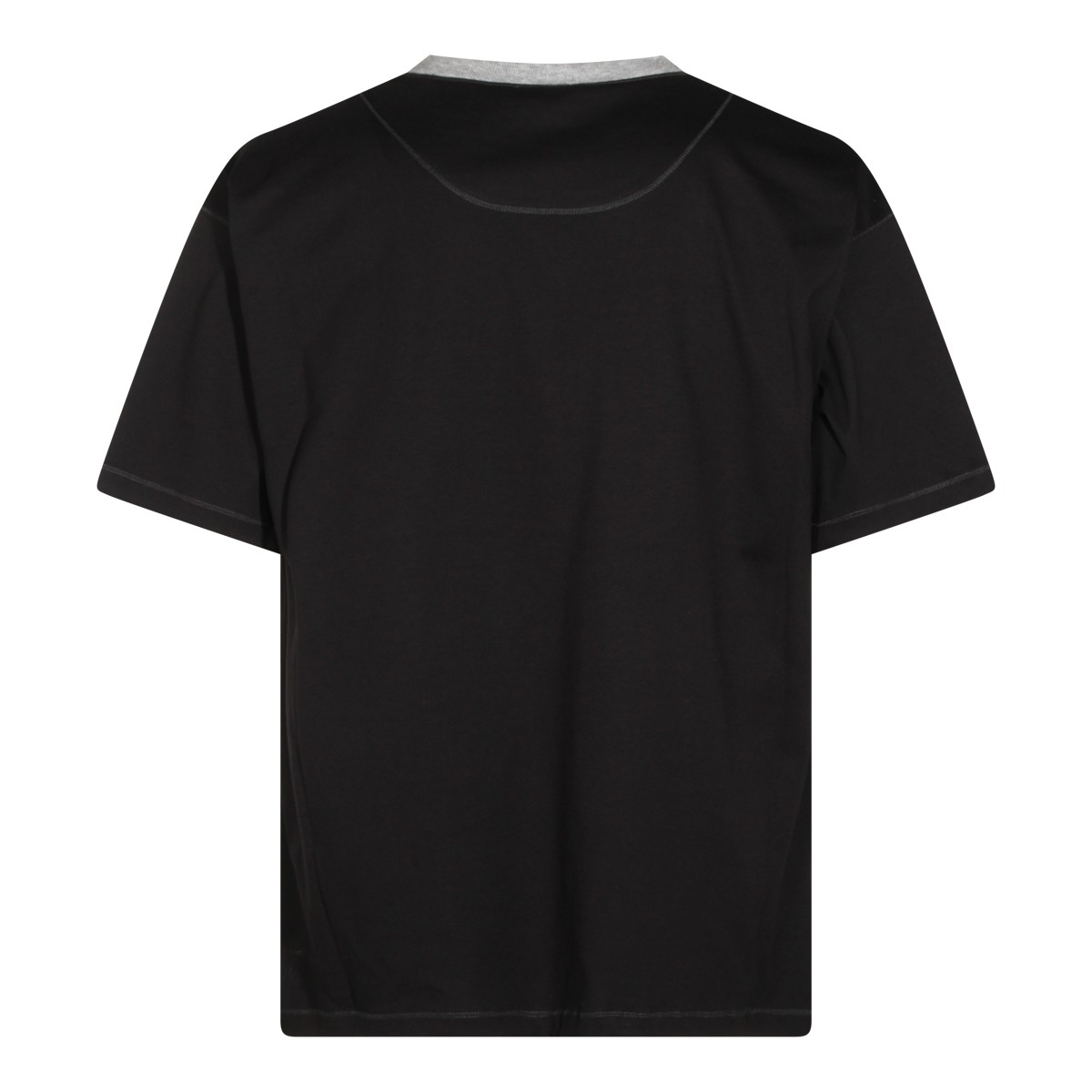 BLACK COTTON T-SHIRT
