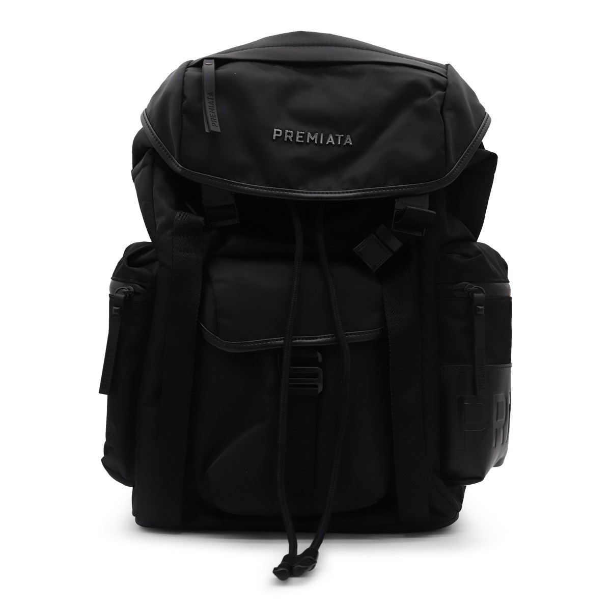 BLACK NYLON BACKPACKS